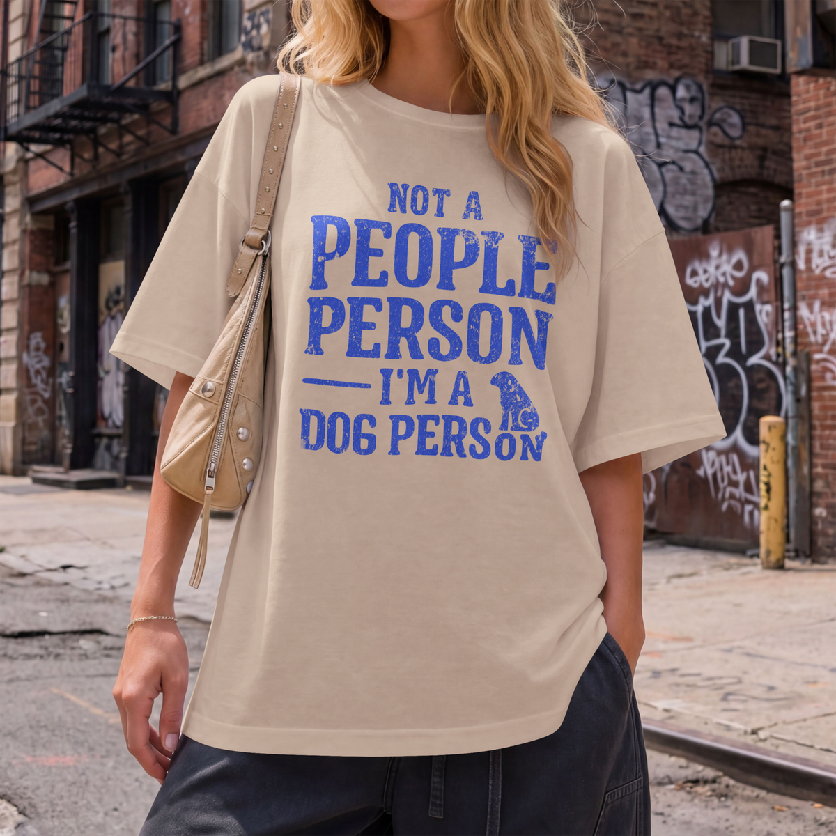 Not a People Person, I’m a Dog Person Comfort Colors® T-Shirt