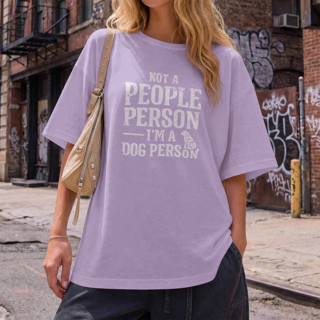 Not a People Person, I’m a Dog Person Comfort Colors® T-Shirt
