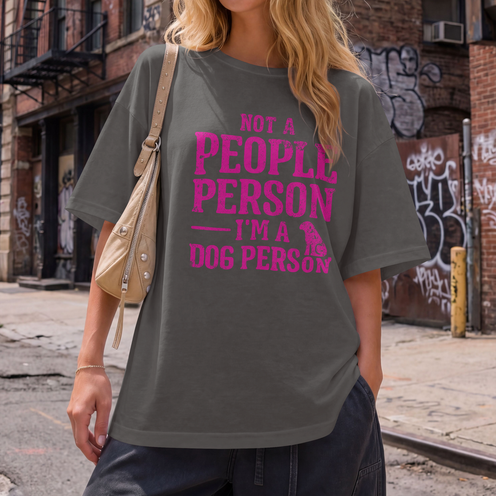 Not a People Person, I’m a Dog Person Comfort Colors® T-Shirt