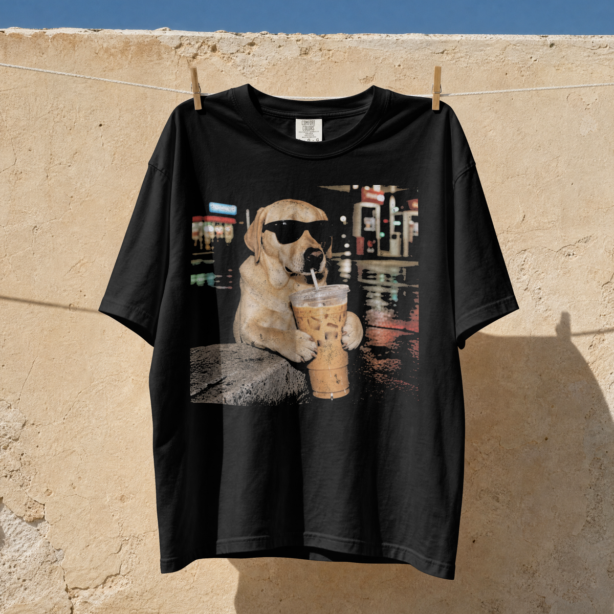 Iced Coffee Labrador Comfort Colors® T-Shirt