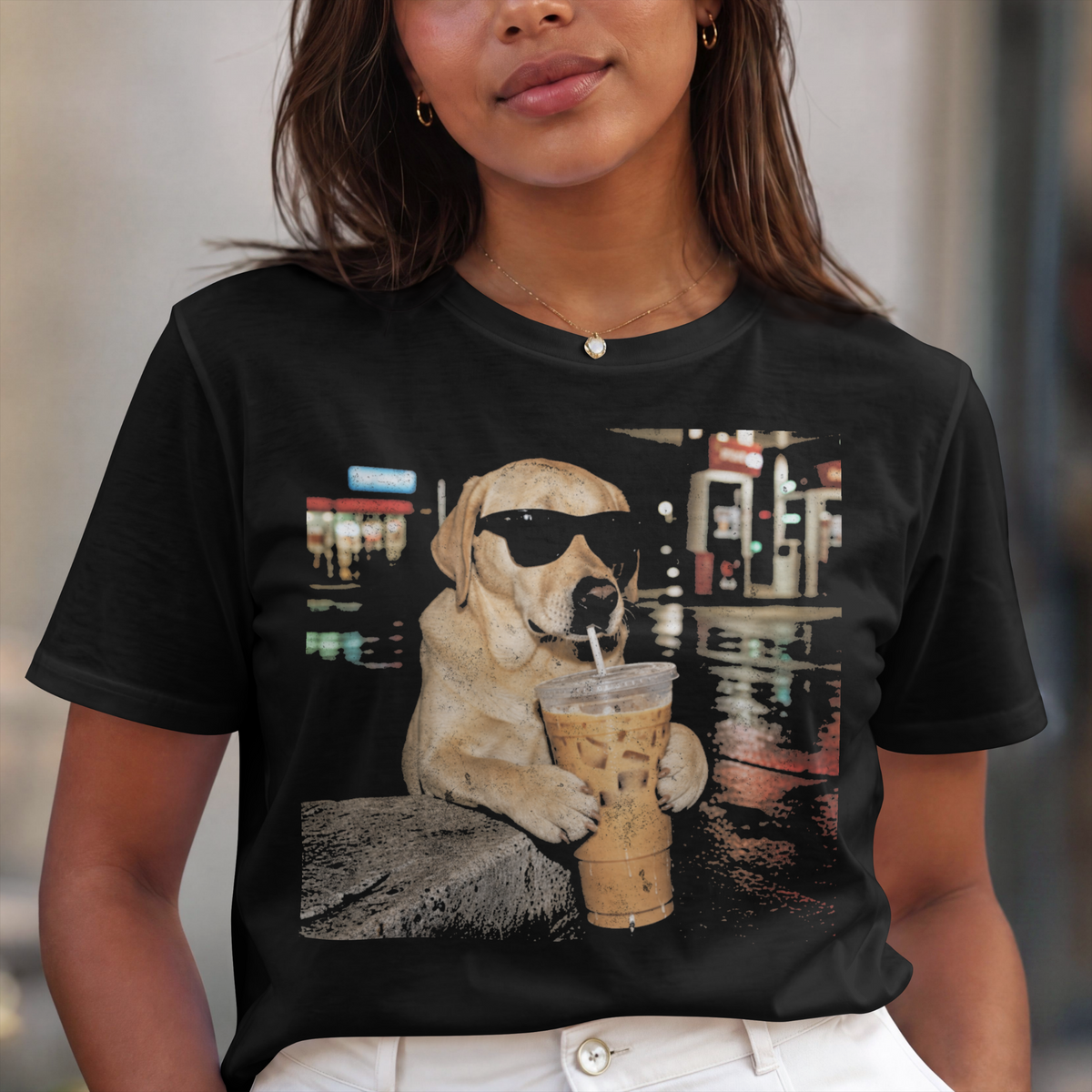 Iced Coffee Labrador Comfort Colors® T-Shirt