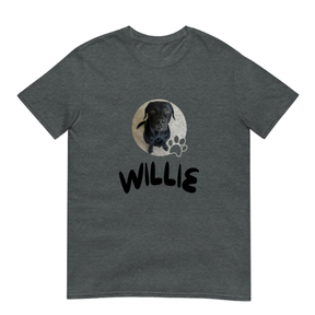 Dog Photo and Name Customizable T-Shirt