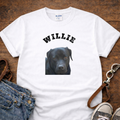Custom Dog Photo Shirt with Name