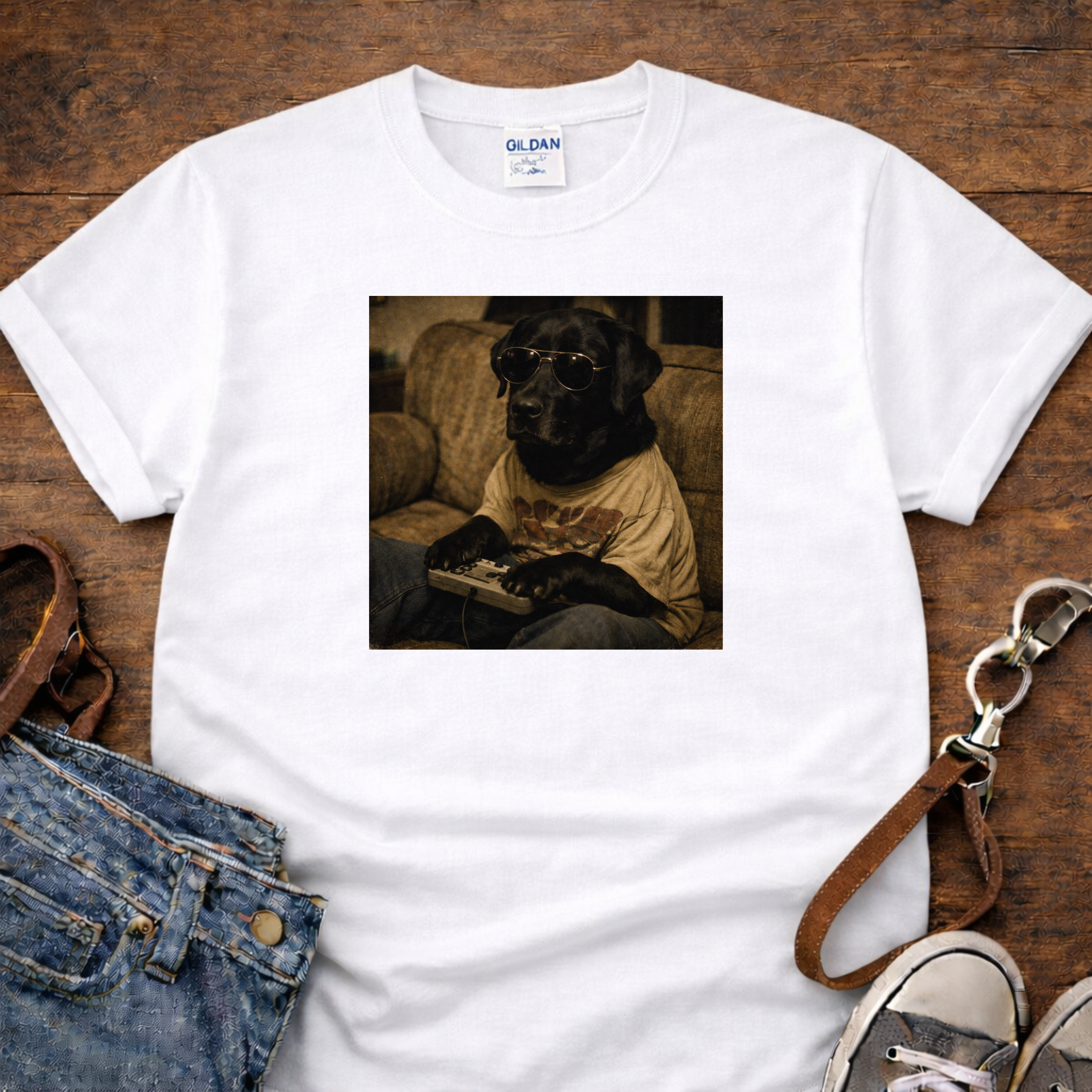Gaming Labrador T-Shirt