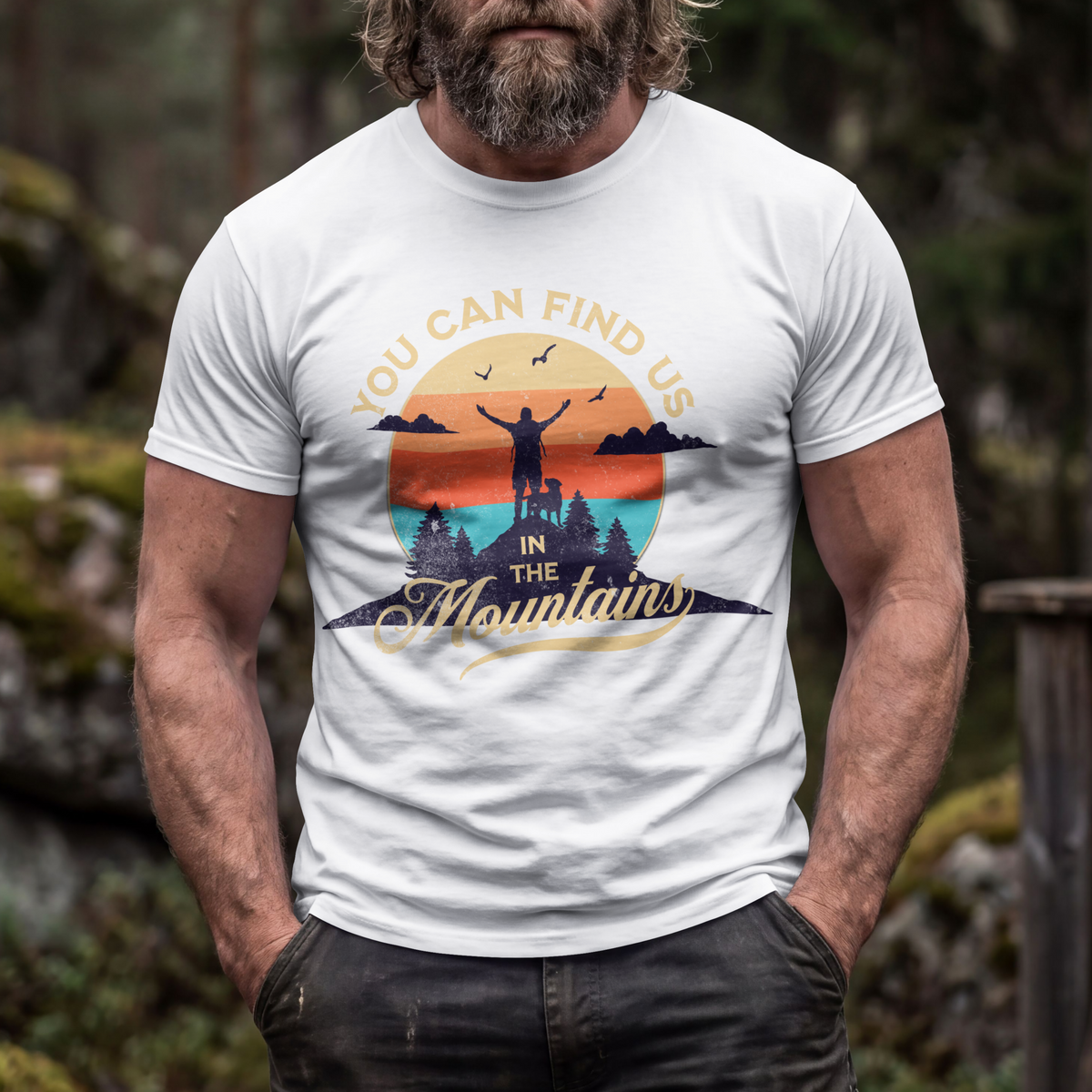 You Can Find Us in the Mountains Comfort Colors® T-Shirt